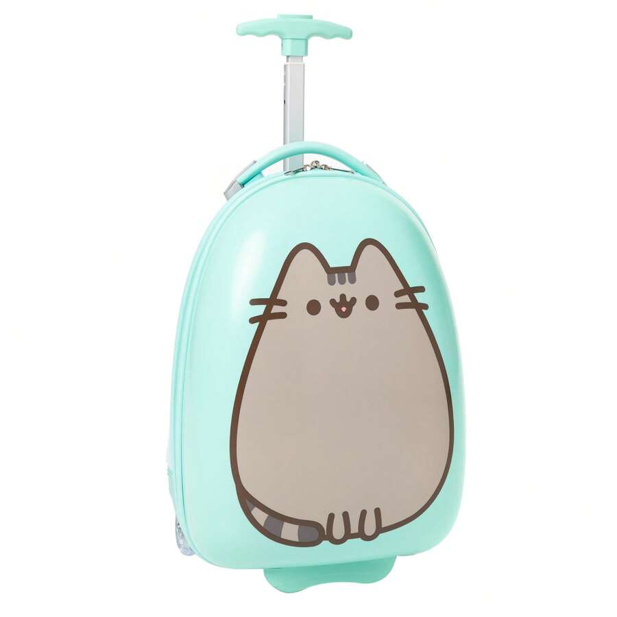 Pusheen 2 Wheeled Suitcase - Mint Green - View 1