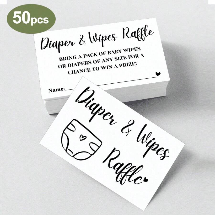 Gvanvilo 50pcs Fun Game Cards 3.54*2.05 Inches, Double-Sided Printing Design, Front With Minimalist Text And Pattern, Back With Activity Instructions And Name Fill-In Column, Suitable For Theme Parties, Party Interactive Games, Family And Friends Leisure Activities, Ideal For Event Planning Enthusiasts, Adding Fun Atmosphere To Gatherings, Christmas Gift, New Year Gift, Birthday Gift - 50pcs/set - View 1
