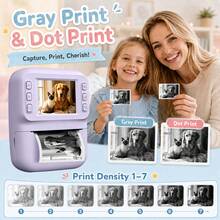 Christmas, Birthday, And Halloween Gift Ready – Multifunctional Instant Print Camera With 1080P HD Recording, 2.4-Inch Display, 1300mAh Battery, And Portable Travel Design – Present For Men, Women, And Photography Enthusiasts - View 8