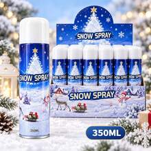 Festive Snow Spray For Tree, Window, Door Holiday Decoration, 250ml / 350ml – Non-Melting Effect - View 7