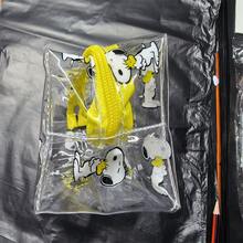1pc Snoopy Transparent PVC Multi-Purpose Travel & Daily Storage Bag, Suitable As Birthday, Graduation, Valentine's Day, Mother's Day Gift - A - View 10