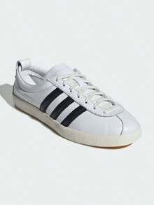 Adidas Clover Women's Shoes Color Block Flip-Up Sneakers With Suede Retro Sneakers - White/Black - View 2