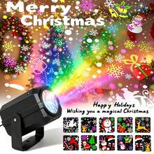 LED Halloween Projector Light 360° Dynamic Projection Smart Lamp, Includes Pumpkin, Ghost, Skeleton, Spider Patterns, Creates Wall & Ceiling Atmosphere Night Light, USB Powered Festival Party Home Decor Light - Black - View 10