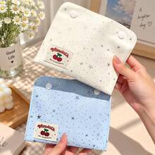 1 buah Tas Penyimpanan Pembalut Wanita Lucu, Tas Penyimpanan Pembalut Wanita Portabel, Tas Penyimpanan Cotton Bud, Tas Kosmetik Mini, Tas Penyimpanan Produk Menstruasi Praktis, Tas Penyimpanan Multifungsi, Perlengkapan Asrama, Perlengkapan Perjalanan - View 2