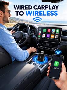 XF.Meraki Wireless CarPlay Adapter, Converts Wired CarPlay To Wireless, Auto Reconnect, Mini USB Adapter, Compatible With IPhone And Factory CarPlay Models - Wireless CarPlay Adapter - View 9