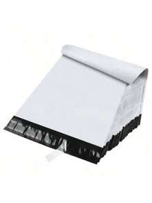 30/100pcs White Plastic Shipping Bags, Waterproof Polyethylene Mailing Envelopes, Self-Sealing Envelopes For Clothing E-Commerce Packaging - A-White - View 9