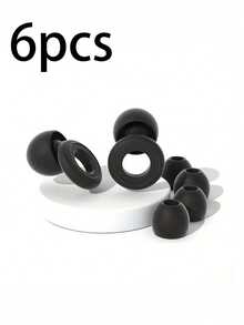 6pcs/2pcs Reusable Silicone Earplugs, 1 Pair Earplugs With 2 Pairs Replacement Ear Tips, Soft And Comfortable, Suitable For Sleep, Swimming, Concerts, Studying, Mixed Colors, Invisible Design, Suitable For Light Sleepers - Multicolor - View 12