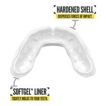FIVING New Adult Boxing Combat Sanda Mouth Guard Silicone Mouthpiece Customizable Boxing Teeth Protector Sanda Mouthguard - Multicolor - View 7
