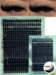 DD Curl Voluminous Thick Clumpy False Eyelashes, Dramatic Full Eyelashes, Suitable For Beginners - DD - View 10