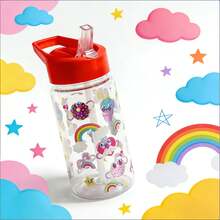 Colorful Cute Pattern Leak-Proof Transparent Straw Cup, Lightweight Adorable Daily Water Cup For Outdoor Camping And Picnic - Multicolor - View 6