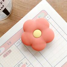 Adhesive Silicone Phone Stand, Ins Floral Pattern Collapsible Air Cushion Phone Holder, Portable Slouchy Phone Grip Ring, Desktop Support, Cute Phone Back Support, Suitable For Smartphones - Multicolor - View 9