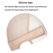 Mũ đội tóc giả bằng silicone ren cho nữ, mũ đội tóc giả có băng đeo điều chỉnh được, dùng cho tóc giả ren và tóc giả đỉnh đơn - mũ ren có băng đeo - Xem 11