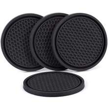 4pcs/2pcs/1pc Universal Car Non-Slip Cup Holder Coasters, Embedded Decorative Silicone Cup Coasters, Car Interior Accessories Set (7cm/2.75in) - Style a - View 13
