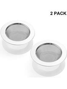 1/2/4Pcs Bright‑Silver Sink Strainer,Fine Mesh Captures Food Residue, Prevent Drain Pipe Clogging,Suitable For Kitchen Sink,Wash Basin, Easy‑Clean Household Kitchen‑Bath Fitting,Kitchen Accessories,Sink,Kitchen Decor And Accessories - A - View 3