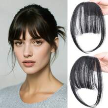 Airy Bangs Hair Extension, One-Piece 3D Bangs Hair Accessory - Realistic Synthetic Material Clip-In Wig, Suitable For Daily Wear, Easy To Style, Create A Fuller And More Voluminous Hairstyle Effect, Multi-Functional Women's Hair Accessories, Claw Clips, Hair Claw, Hair Clips, Hair Pins - Multicolor - View 2
