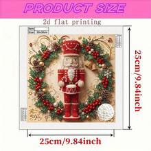 New Pearl Painting Christmas Theme Wreath Pattern Design For Home Wall Decor Art, Inspires Creativity And Passion, A Thoughtful Christmas Holiday Gift For Creative Handmade Art Enthusiasts Diamond Painting Kit - Pearl Painting - View 7