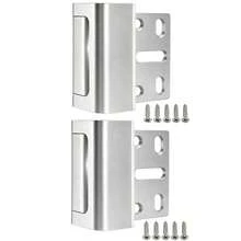 Home Security Door Lock, Reinforced Lock With 8 Screws And 3-Inch Plugs, Can Withstand 799.99 Lbs Inward Opening Door, Upgraded Night Lock, Protect Your Home (Silver, Black, White, Gray, Gold) - Multicolor - View 17