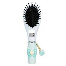 2-In-1 Portable Spray Comb With Replaceable Spray Bottle And Detachable Bow Charm - BPS-Free, Suitable For Girls/Women, Travel-Friendly Air Cushion Massage Comb, Compact Hair Styling Accessory, Ideal Gift For Adding Volume/Hold - A - View 11