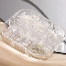 3D Sparkle Nail Art Glitter Autumn And Winter Nail Decoration - Multicolor - View 5
