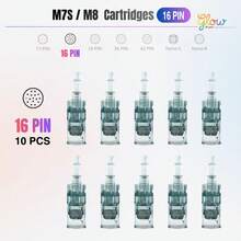 10Pcs Dr.Pen M8 Model Microneedle Pen Replacement Needles, Disposable Replacement Needle Tips, Individually Sterile Blister Packaging, Compatible With M7S/M8 Electric Microneedling Pen, Home Facial Skin Care, Non‑Medical Use - Dr.pen M8 - View 3