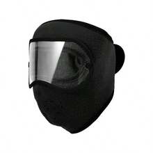 Winter Thickened Windproof Face Mask Unisex Windproof Cold Protection Full Face Head Cover For Electric Bike Riding (Black) - Black - View 8