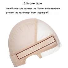 Mũ đội tóc giả bằng silicone ren cho nữ, mũ đội tóc giả có băng đeo điều chỉnh được, dùng cho tóc giả ren và tóc giả đỉnh đơn - mũ ren có băng đeo - Xem 1