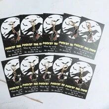 10pcs Lucky Crow Keychain Set With Pocket Hug Card, Lucky Gift, Suitable For Decorating Bags Accessories, Ideal Choice For Family And Friends, Halloween Small Gift, Novelty Pendant - Multicolor - View 10