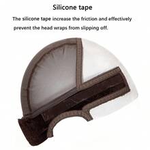 Mũ đội tóc giả bằng silicone ren cho nữ, mũ đội tóc giả có băng đeo điều chỉnh được, dùng cho tóc giả ren và tóc giả đỉnh đơn - mũ ren có băng đeo - Xem 10