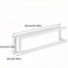 1pc No-Drill Wall-Mounted Adhesive Slipper Rack, Adhesive Door-Mounted Shoe Storage Organizer, Space-Saving Hanging Rack For Entryway, Bathroom, Dorm Room, Bedroom Door, Closet Wall, Easy Install, Mother's Day, Father's Day, Men Women Kids - View 5