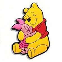 Disney Bộ 16 món charm gắn giày Clogs dễ thương Winnie The Pooh, trang trí giày PVC hoạt hình Winnie The Pooh, Piglet, Tigger, Eeyore, phụ kiện DIY cho giày Clogs, quà tặng cho fan Winnie The Pooh 2 món - Nhiều màu - Xem 6