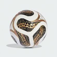 Adidas Size 1 TPU Seamless Thermobonded World Cup Final Mini Soccer Ball Gold/White/Black - Black, White and Gold - View 3
