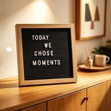 1pc Wooden Letter Message Board Suitable For Desktop Decoration - 1PC - View 3