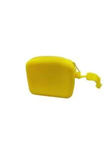 1pc Silicone Coin Purse, Mini Zipper Storage Bag With Wrist Strap, Waterproof Portable Earphone Lipstick Key Pouch, Small Travel Organizer Case - Multicolor - View 12
