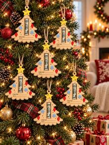 10pcs Christmas Tree Money Holder Decorations, Hand-Writable From-To Message, Gift Money Holder Decor, Christmas Tree Hanging Ornaments, Writable Christmas Tags, Christmas Gift Exchange Surprise Cards, Family Gathering Party Decorations, Christmas Stocking Filler Gifts, New Year Winter Holiday Gift Decor (Multi-Color) - Multi-color - View 7