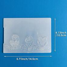 Embossing Folder, Christmas & Paw Print Mixed Pattern Textured Impressions Embossing Tool For Card Making Scrapbook Album Paper Craft Decor - Dog Paw - View 14