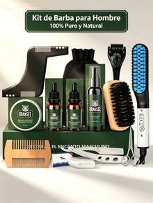 Beard & Mustache Styling Tools - Beard Comb + brush - View 2