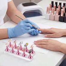 8pcs For Nail Practice Holders Set, Reusable For Nail Tip Stands, Manicure Tool For Nail Training, Display And Press-On For Nail Creation - Multicolor - View 5