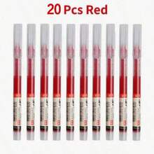 10/15/20/5pcs Liquid Ink Pens, Quick-Dry Signature Ink Pens, 0.5mm Black/Blue/Red Ink, School/Office Ballpoint Pens Back To School Essentials - Sets - View 14