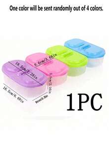6/2/1 pieza Contenedor de almacenamiento de alimentos hermético con doble compartimento y tapa, caja organizadora de plástico multifuncional para cocina y refrigerador, organizador de almacenamiento de cocina, cuenco de frutas de cocina, accesorios de cocina, regalo de Halloween - Multicolor - Ver 7
