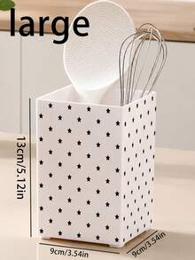 1pc Star Pattern Multi-Function Storage Organizer Box - Cutlery Holder, Desktop Organizer (Suitable For Storing Cutlery, Straws, Tea Bags, Pens, Remote Controls); Compact And Space-Saving, Suitable For Kitchen, Office, Living Room (Please Note The Size Before Ordering) - Multicolor - View 12