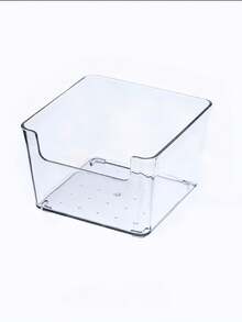 1pc Clear Drawer Storage Box To Organize Your Desk - For Small Compartment Storage - Combine And Match - Sort And Classify Box - Transparent - View 12