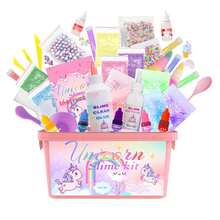 1 Kotak Set Mainan Unicorn, Set Mainan Tanah Liat Ember Besar, Set Slime DIY, Hadiah Ulang Tahun, Aktivitas Pesta, Mainan Penghilang Stres, Mainan Squishy, Set Putty, Set Slime, Butter Slime, Slime, Mainan Sempurna Untuk Anak Usia 6 Tahun Ke Atas, Penghilang Stres - MultiWarna - View 3