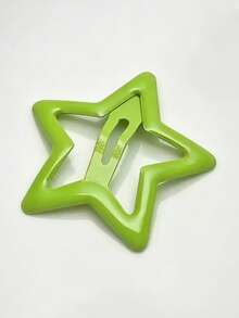 50/30/10pcs Green Mori Style Five-Pointed Star BB Hair Clips, Side Clips, Bangs Clips, Daily Hair Styling Accessories For Women And Girls - Multicolor - View 2