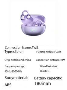 2026 New Wireless Earbuds HiFi HD Sound Bluetooth 6.0 LED Display Charging Case Lightweight Bluetooth 6.0 Comfortable In-Ear ENC Dolby Sound HD Calling TWS Couples Earphones For IPhone For Android For Halloween's Day Gift - View 10