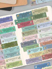 50pcs Bible Sticky Notes Stickers Decoration Scrapbook Planner Notebook Greeting Card Envelope Guitar Skateboard Diary Luggage Fridge Window Wardrobe Holiday Birthday Gift Study Reward Sticker Decals - Bible Sticky Notes - View 5
