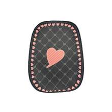 1pc Striped Heart Rhombus Print Car Seat Cushion, Breathable Anti-Slip Car Seat Pad, Car Interior Accessory - A - View 10