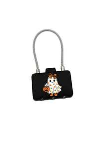 Steel Wire Combination Padlock, Halloween Cute Ghost Print, Mini Digital Combination Lock, Portable Combination Lock, Anti-Theft Combination Padlock, Suitable For Luggage, Storage Boxes, Storage Containers, Perfect Gift Choice For Halloween, Thanksgiving - Multicolor - View 14