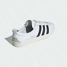 Adidas Clover Women's Shoes Color Block Flip-Up Sneakers With Suede Retro Sneakers - White/Black - View 5