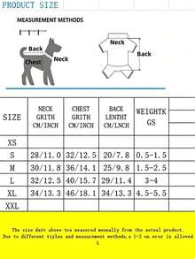 1pc Pet Dog Clothes Autumn Winter Small Dog Four-Legged Print Bear Home Wear - White - View 7