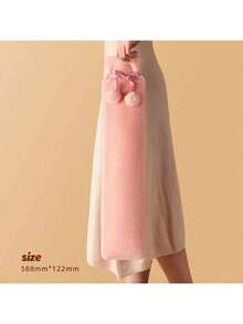 1pc Long-Shaped Hot Water Bag,Water-Filling Hand Warmer,Durable,Anti-Explosion,Winter Warm Supplies(Due To Different Batches,Colors Of The Inner Liner May Vary.We Apologize For Any Inconvenience Caused,Silk Ribbon,Rib Color, Design Randomly Assorted) - Multicolor - View 15